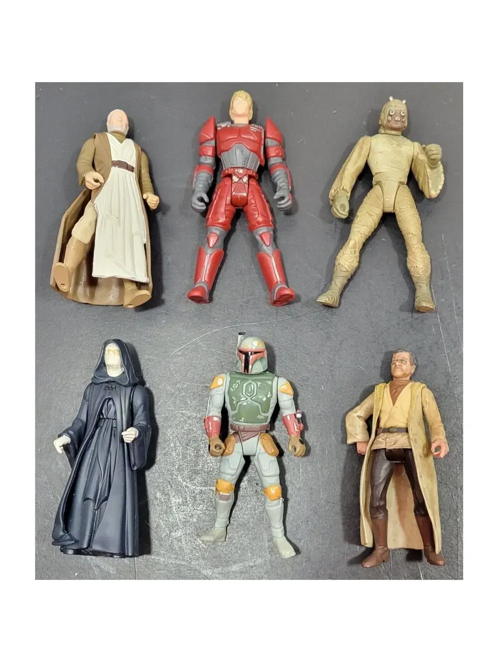 Vintage L.F.L. Star Wars Action Figures 1990's Hasbro Kenner Lot of 12